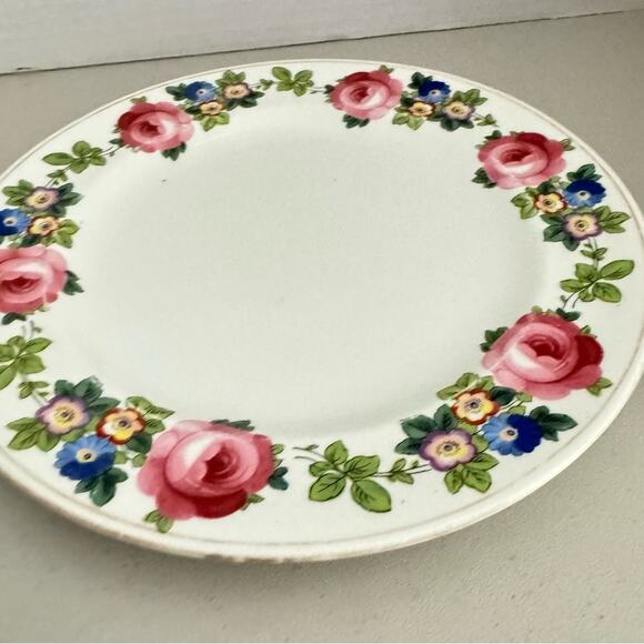 Royal Staffordshire England Vintage Dinner Plate Floral Pattern Single 10in - Picture 4 of 5